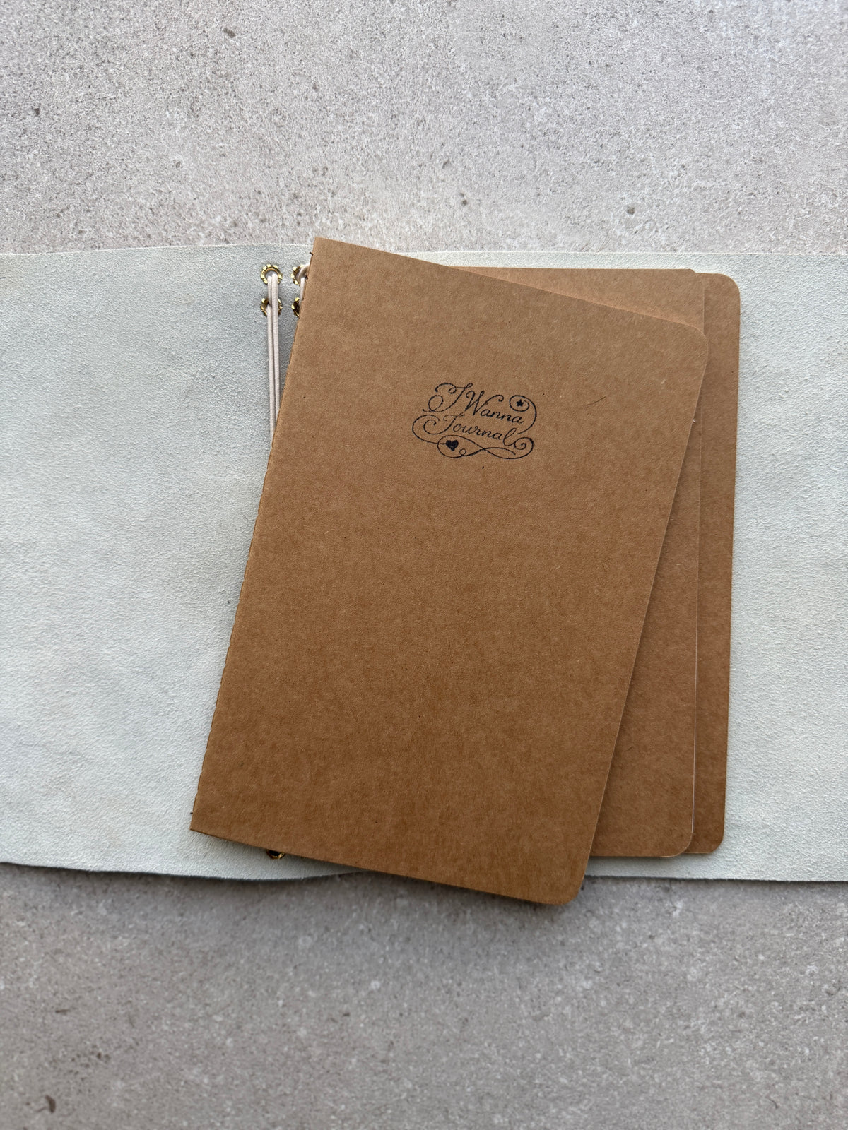 Horse Charm Cowhide Journal | A5