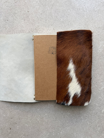 Horse Charm Cowhide Journal | A5