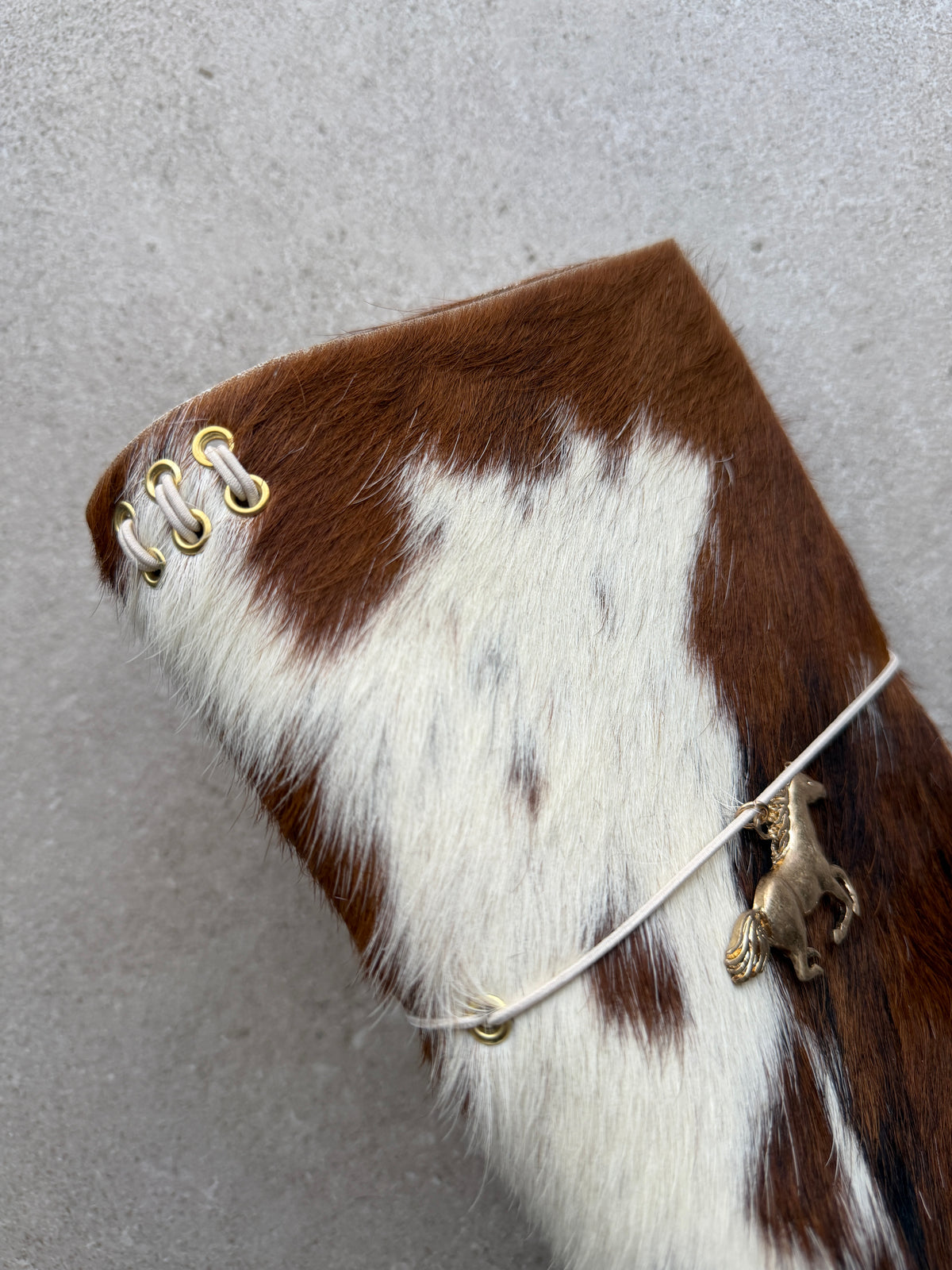 Horse Charm Cowhide Journal | A5