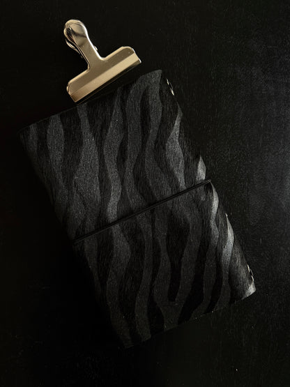 Black Heart Charm Fur Journal | A5